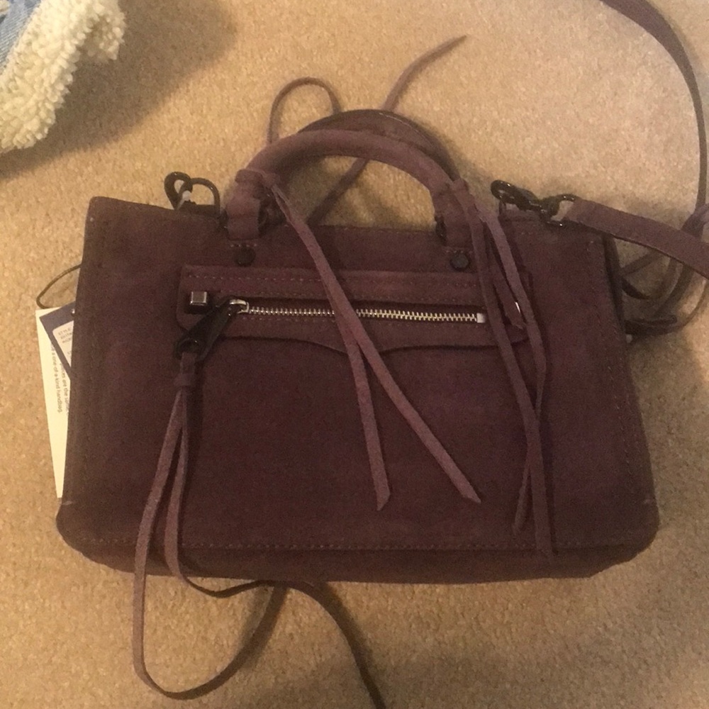 Rebecca Minkoff Micro Regan Satchel Dark Cherry